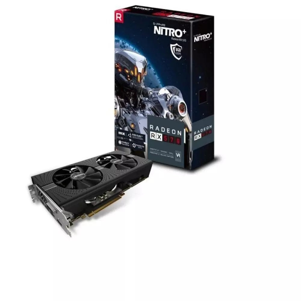Sapphire Nitro+Amd Radeon RX 570 8G OC 256 Bit DDR5 (DX12) PCI-E