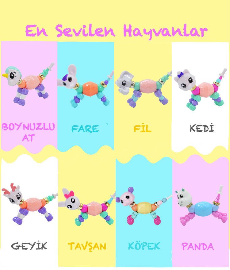 Unicorn Pet Bilezik Sihirli Hayvana Dönüşen Bilezikler