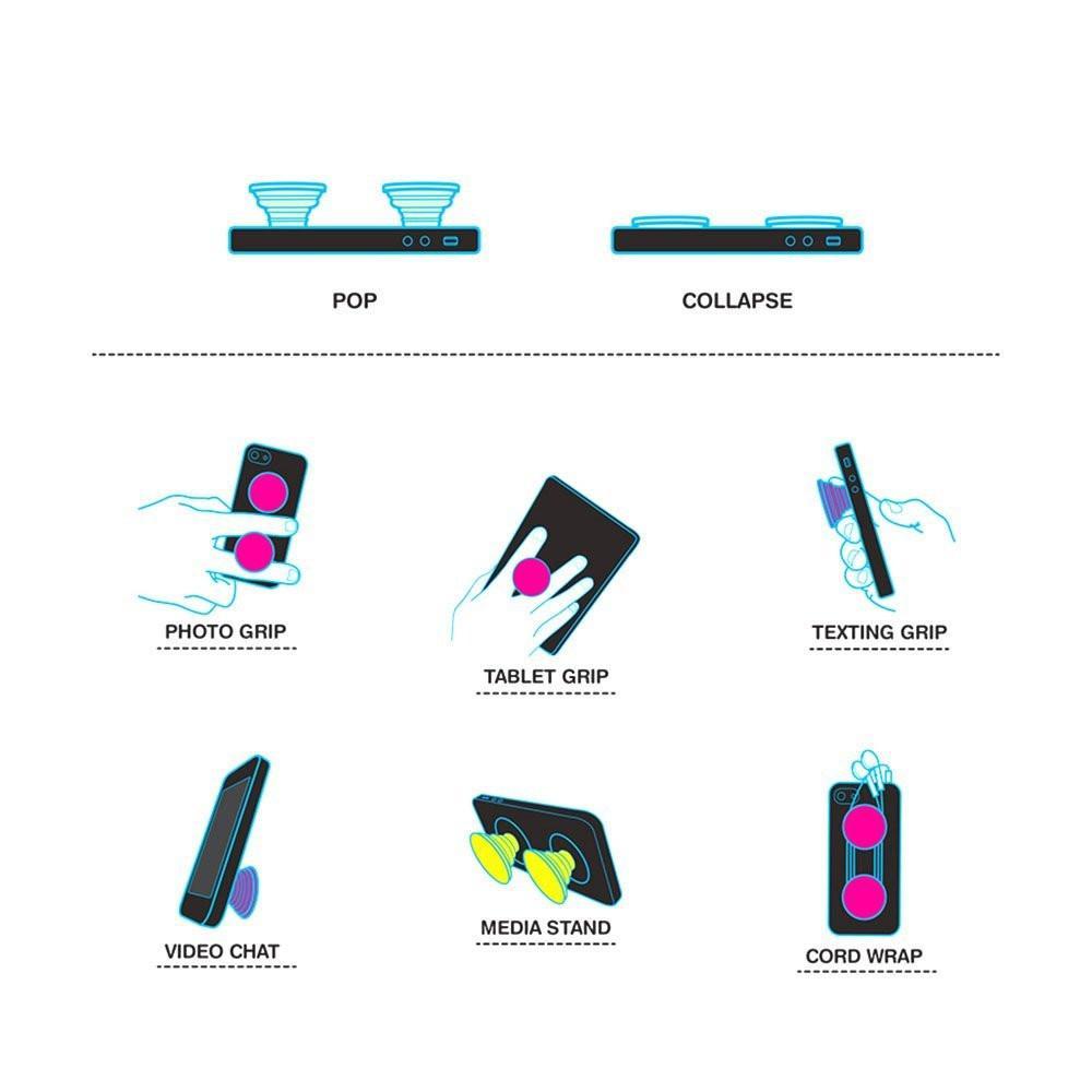 Bayrak Popsoket Telefon Tutacı Parmak Soketleri