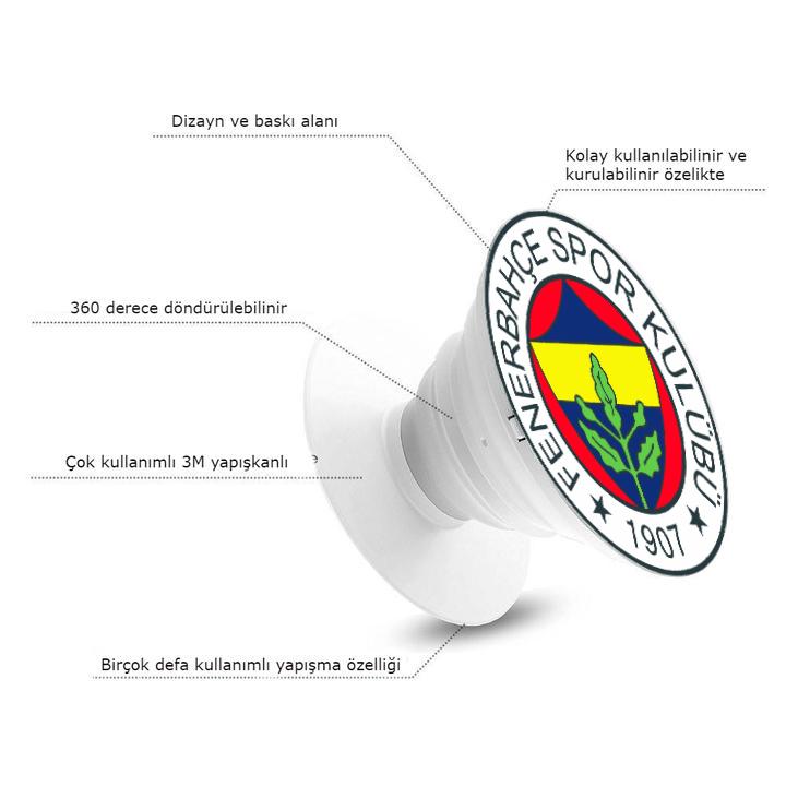 Fenerbahçe Popsoket Telefon Tutacı Parmak Soketleri