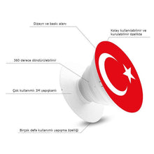 Görseli Galeri görüntüleyiciye yükleyin, Bayrak Popsoket Telefon Tutacı Parmak Soketleri